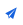 Blue paper airplane icon