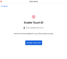 macOS用のOkta VerifyでTouch IDを有効にする