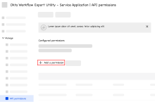 Ajoutez une permission dans Microsoft Entra ID.