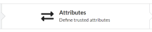 Selecting the Attributes tab allows you to add, delete, edit or test an application attribute.