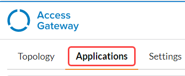 Select applications tab