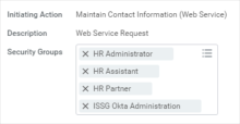Image showing the Maintain Contact Information page.
