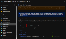 L'image indique l'emplacement du bouton Accorder le consentement de l'administrateur.