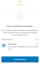 Intégration de la MFA.